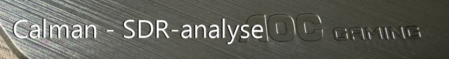 Calman - SDR-analyse