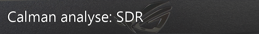 Calman analyse SDR