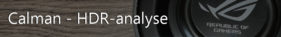 Calman - HDR-analyse