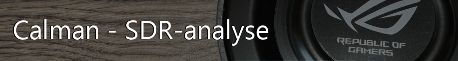 Calman - SDR-analyse