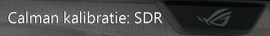 Calman kalibratie: SDR