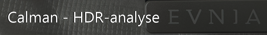 Calman - HDR-analyse