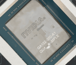 NVIDIA GA102 Ampere GPU Die