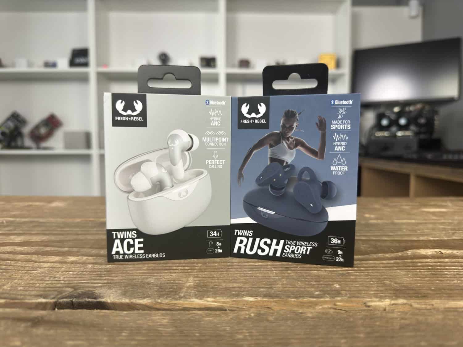 Fresh 'n Rebel Twins ACE (Ice Grey) + Twins Rush (Steel Blue) TechGaming